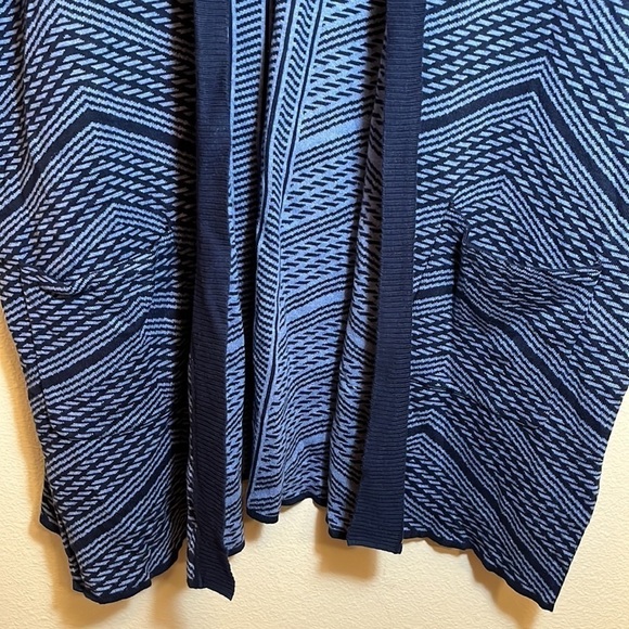 ISAAC Mizrahi Live Cardigan Open Front Sweater Size M/L - Picture 4 of 11